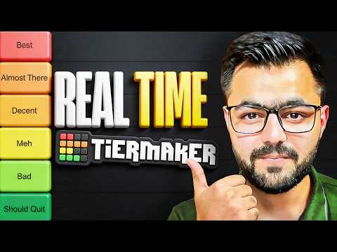 I Built a Real Time Tier Maker with AI