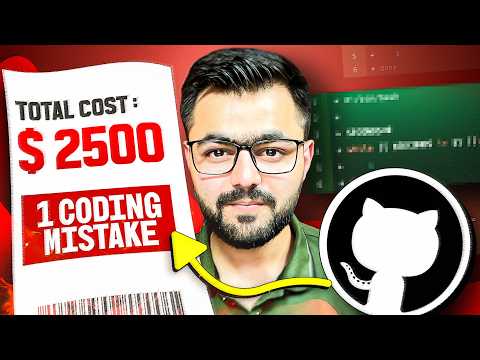 One Line. $2,500 Lost. The Expensive Mistake of GitHub!